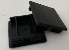 Bag Of 78 40x40mm Square Plastic Black Blanking End Caps Tube Inserts Plug