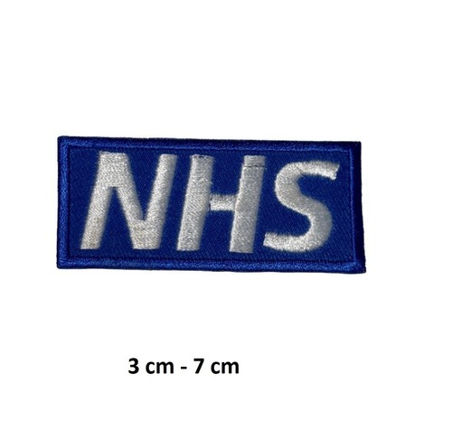 Nhs patch embroidered iron sew - patch,