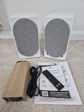 Triangle AIO Twin Speakers White, Pristine Condition 