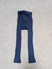 Mini Boden Girls Navy Footless