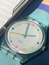 Swatch Linear Linen Watch