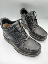 Rockport Size 8 W Hydro Shield XCS Black Waterproof Leather Mens Boots