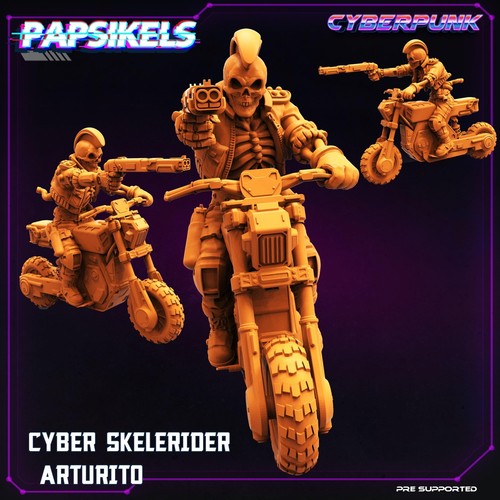Printed papsikels cyberpunk - 3d,