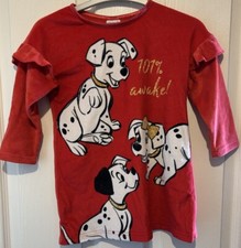 Girls 18-24 Months DISNEY 101 Dalmatian’s Long Sleeve Nightdress Pyjamas