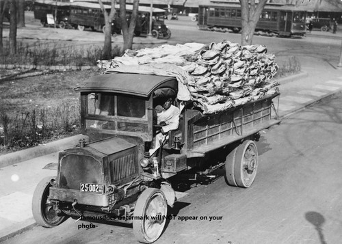1923 beef delivery truck photo - 1923,