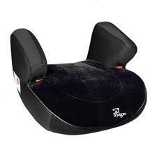 Boulgom Backless Booster Car Seat, Kids Travel Friendly - Black