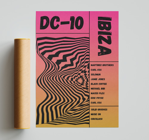 Ibiza poster club night - 10,