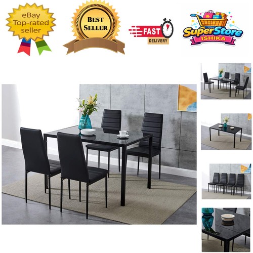 Elegant glass dining table set - elegant,
