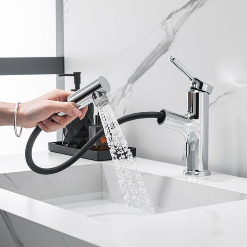 Pull out bathroom mixer - pull,