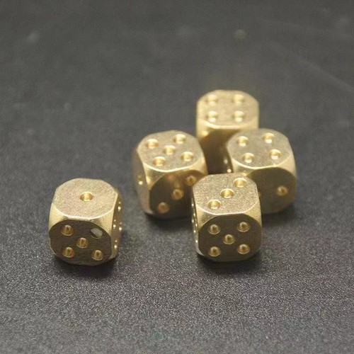 2pcs metal dice solid - 2pcs,