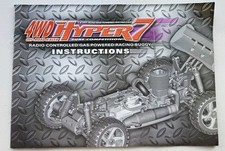 HOBAO NITRO 4WD HYPER 7  PURE COMPETITION  INSTRUCTION MANUAL  PRE-OWNED