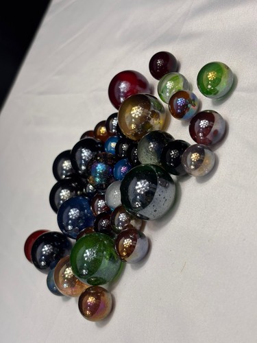 Vintage glass marbles - 37,