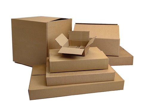 Brown cardboard boxes postal - boxes,