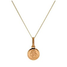 Small Round 9ct Gold St