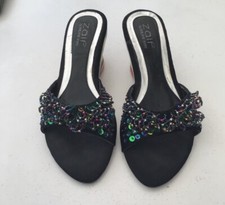 Ladies sequinned Mules with