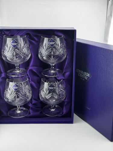 Edinburgh crystal set cut - set, of