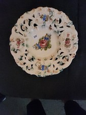 Fenton Decorated plate with