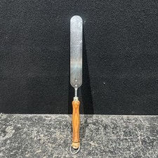 Vintage Wooden Handled Palette Spatula Cake Icing Spreader Decorating Tool #cc