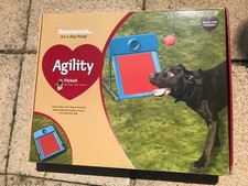Dog Flyball Training Set Game Agility Co-Ordination Exercise Catching Ball Fun