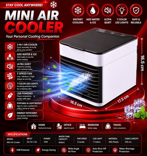 Portable usb air cooler - in,