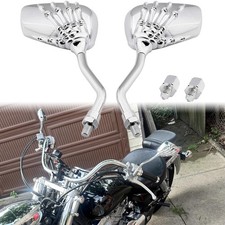 Motorcycle chrome skull - chrome,