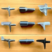 SHELF SUPPORTS METAL PINS PEGS STUDS IN 3,4MM HOLE SIZE KITCHEN CABINET CUPBOARD