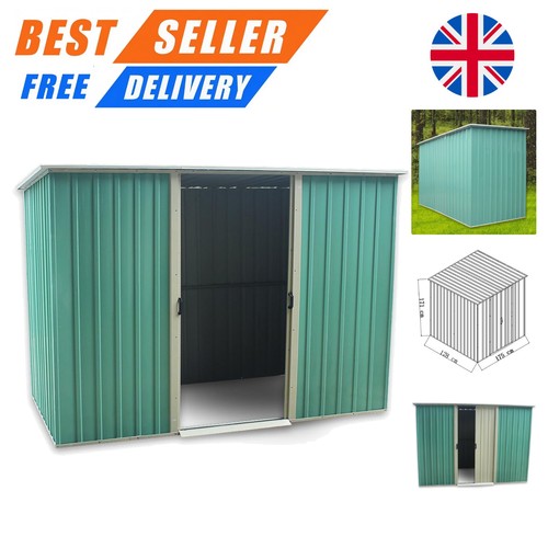 6x4ft metal garden - shed,