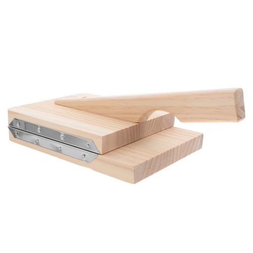 Pizza dough press wooden - pizza,