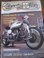 CLASSIC BIKE JUN 1987 FANNY-B RIGID TRIUMPHS FN FOUR ALLOY FRAMES HOT HARLEY