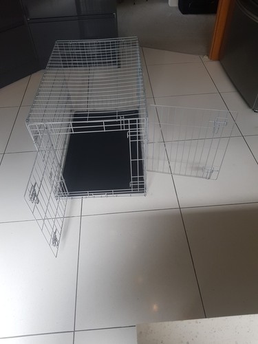 Foldable metal wire pet dog - wire,