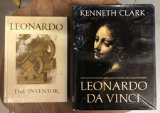 Leonardo The Inventor & Leonardo Da Vinci by Kenneth Clark Book Bundle Hardbacks