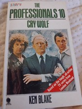 Lewis Collins vintage signed book The Professionals