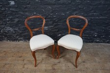 Pair victorian mahogany - pair,
