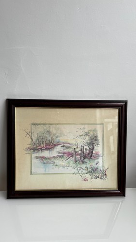 Glenda rae signed watercolor - signed,