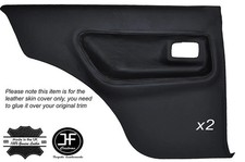 BLACK STITCH 2X REAR DOOR CARD