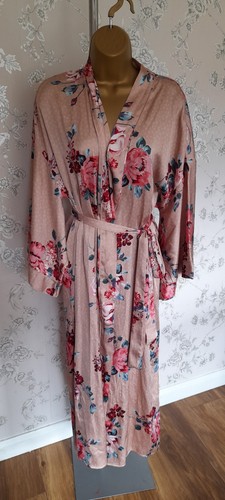 Rosie pink satin floral - m&s,