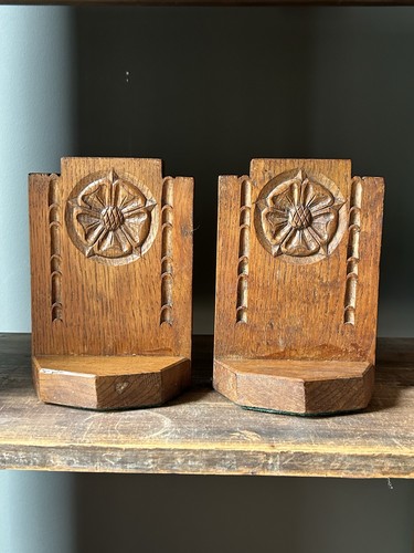 Arts crafts carved oak - crafts,