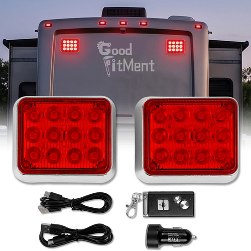 12led red magnetic wireless - 2x,
