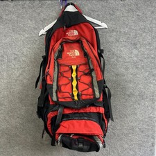 Vintage The North Face Backpack Red Appalachian 75 + 15 Hiking Bag Rucksack TNF
