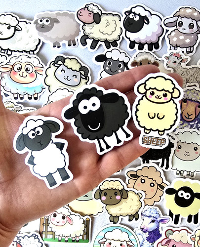 Stickers sheep lamb - 50,