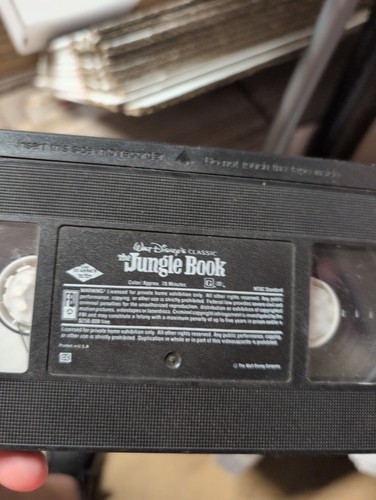 Disney the jungle book vhs - jungle,