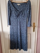 Vintage Anne Louise Roswald women's blue midi dress, size 12, perfect condition