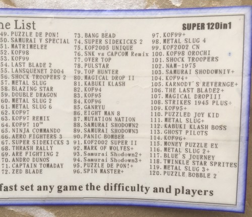 Neo geo mvs aes super - +, n