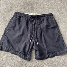 MENS NAVY ‘KANGAROO POO’ SWIM SHORTS, SIZE M