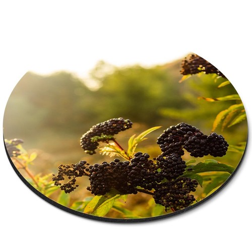Round mouse mat - round, black