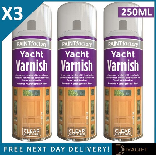 Clear yacht varnish spray - x,