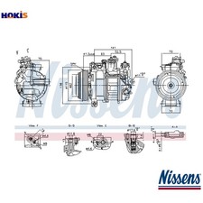 COMPRESSOR AIR CONDITIONING 890919 FOR MERCEDES-BENZ MARCO/POLO/Camper VITO 2.0L