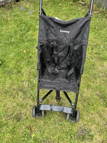 Harmony black single pushchair - single,