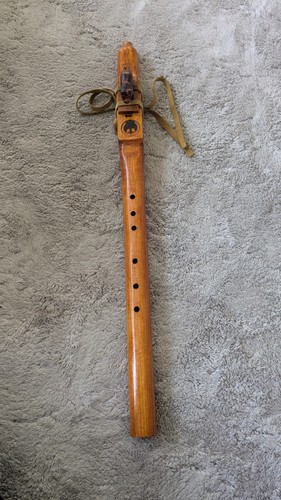 Handmade wooden flute with - handmade,