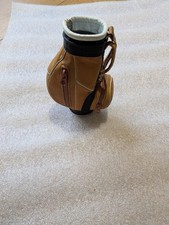 Mini Golf Bag Desk Ornament Pen Pencil Holder Novelty